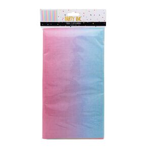 Party Inc Table Cloth 132x182cm Ombre