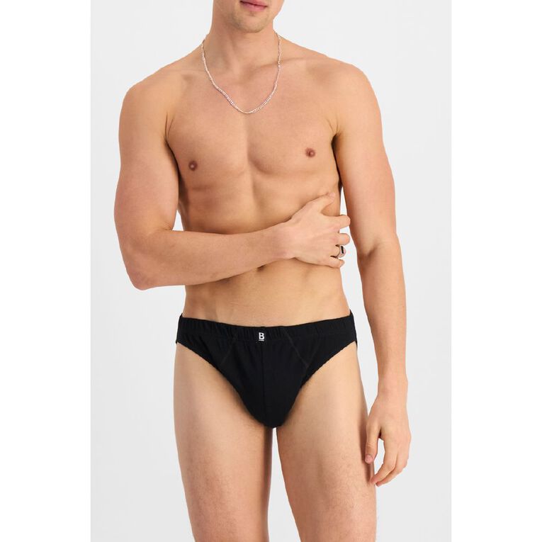 B FOR BONDS Men's Tunnel Briefs 4 Pack, Blue Dark, hi-res