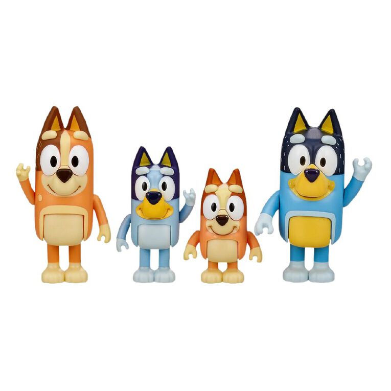 Bluey Figure 4-Pack Assorted, , hi-res
