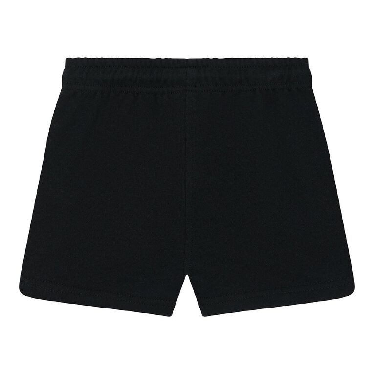 Young Original Toddler Terry Shorts, Black, hi-res