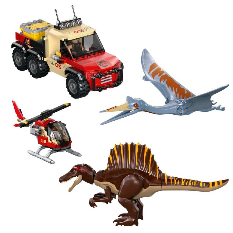 LEGO Jurassic World Spinosaurus & Quetzalcoatlus Air Mission 76976, , hi-res