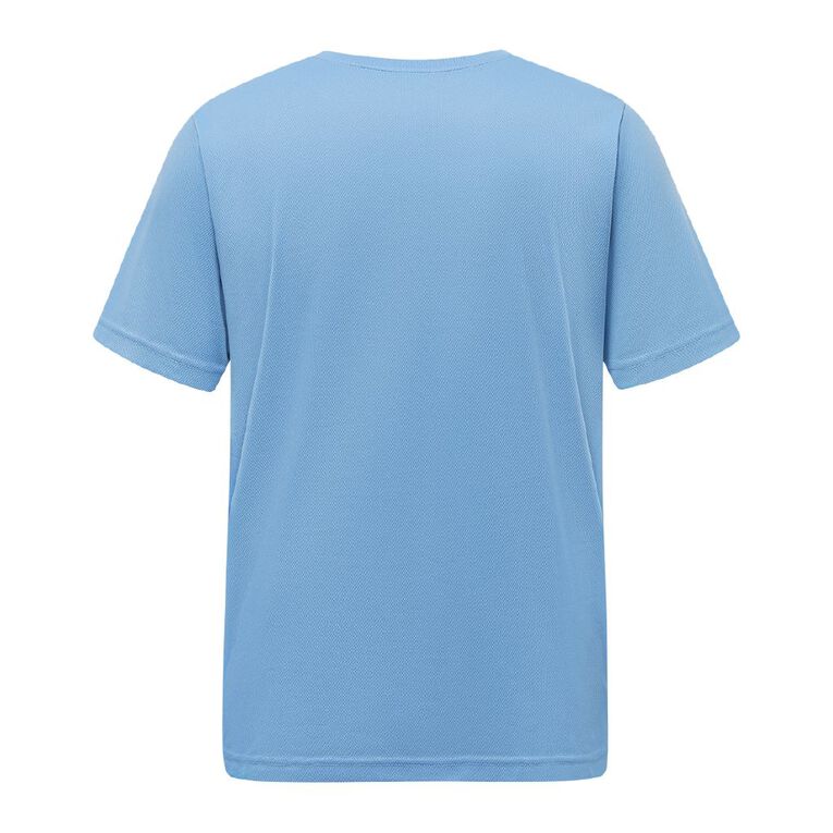 Active Intent Men's Cooldry Tee, Blue Mid, hi-res