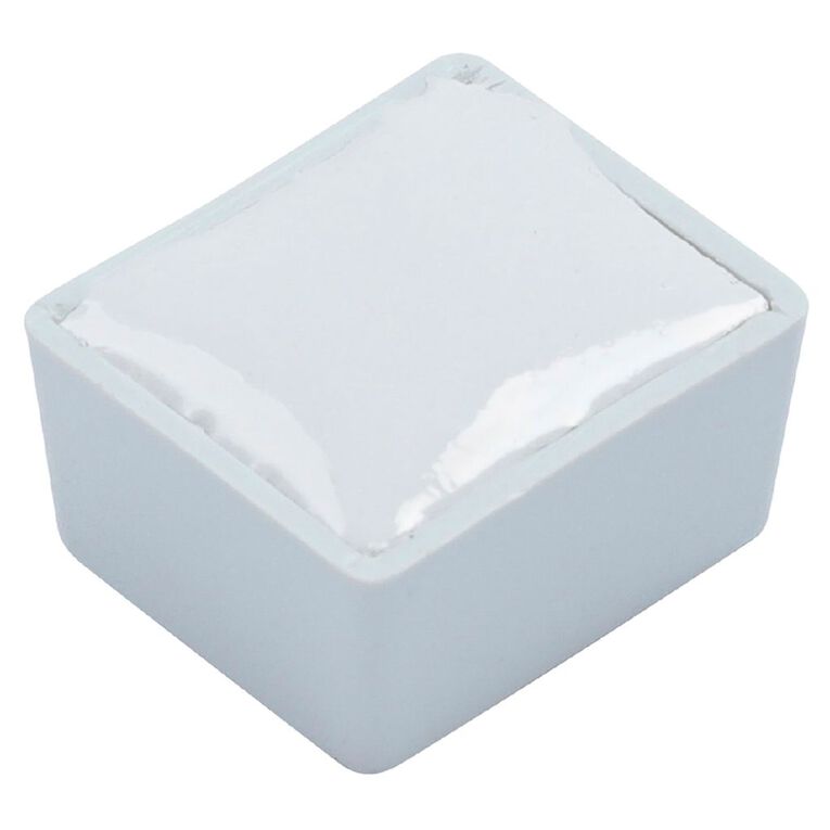 BLOCKX Watercolour Half Pan S1 186 Titanium White White, , hi-res