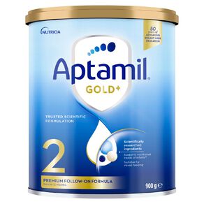Aptamil Gold+ 2 Baby Follow-On Formula from 6-12 Months 900g