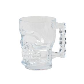 Scarehouse Glass Skull Mug 500ml
