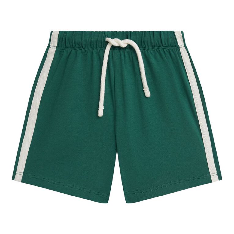 Young Original Preschool Jersey Shorts, Green Dark, hi-res