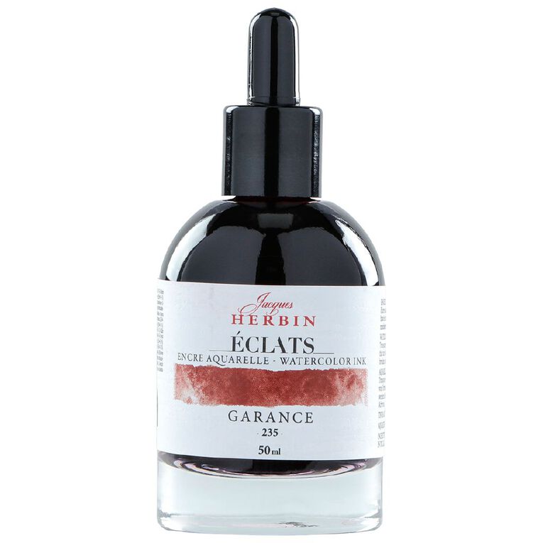 Jacques Herbin Eclats Watercolour Ink 235 Madder 50ml, , hi-res