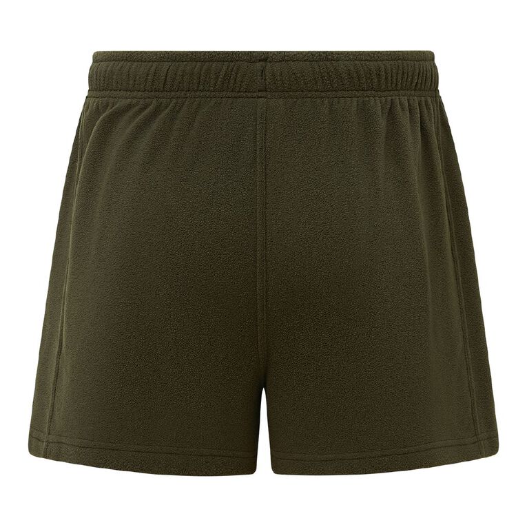 Back Country Adults' Microfleece Shorts, Green Dark, hi-res