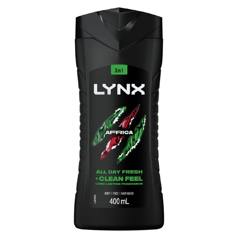 Lynx Africa Body Wash 400ml, , hi-res