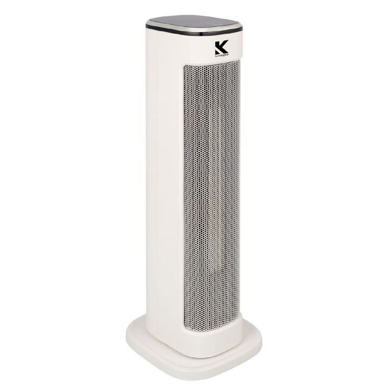 Kensington Digital Ceramic Tower Heater 60cm White, , hi-res
