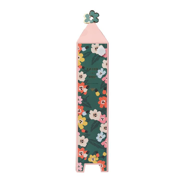 Living & Co Petal Reed Diffuser Lychee and Rose, , hi-res