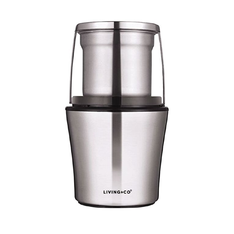 Living & Co Coffee & Spice Grinder Silver, , hi-res