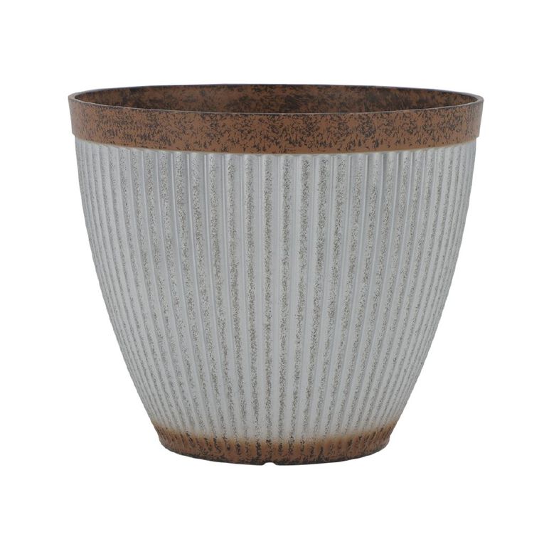 Kiwi Garden Corrugate Look Planter 35cm, , hi-res