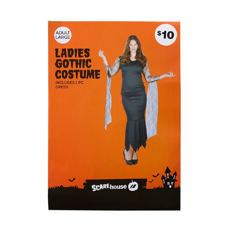 Scarehouse Ladies Gothic Costume L, , hi-res