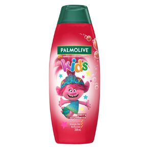 palmolive kids 3 in 1 bodywash shampoo conditioner merry strawberry 350 ml