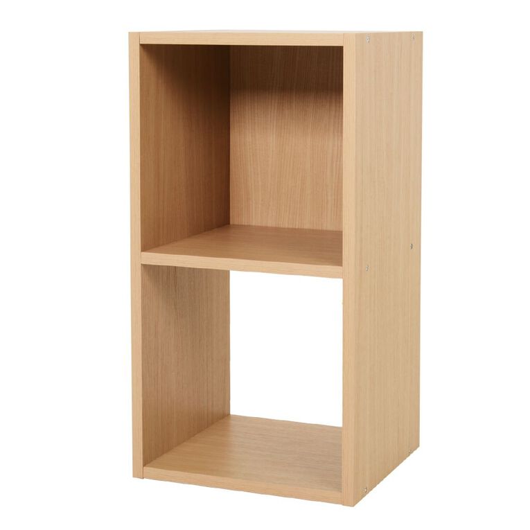 Living & Co Mason 2 Cube Storage Oak, , hi-res