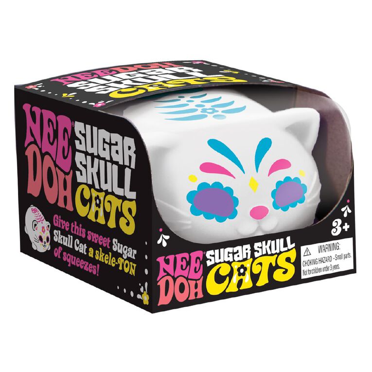 Nee Doh Sugar Skull Cats Assorted, , hi-res