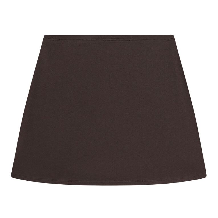 Young Original Jersey Skort, Brown Dark, hi-res