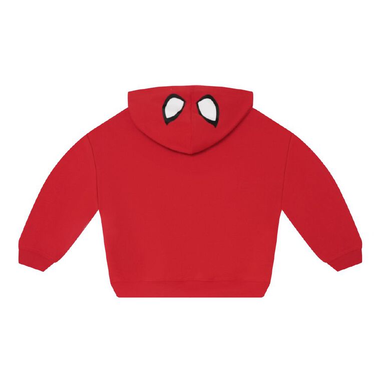 Spider-Man Toddler Masked Hoodie, Red Mid, hi-res