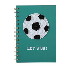 Kookie Football Spiral Notebook A5 Ball