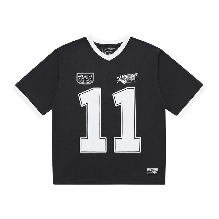 Active Intent Youth Supporter Football Tee, Black, hi-res