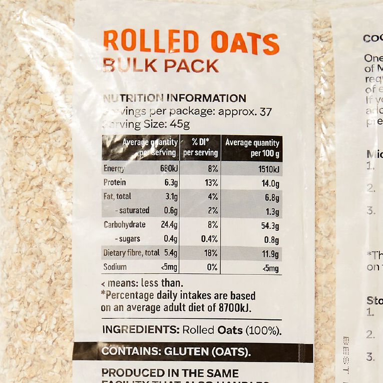 Market Kitchen Rolled Oats 1.7kg, , hi-res