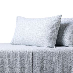 Living & Co Cotton Flannelette Sheet Set Joliet Green