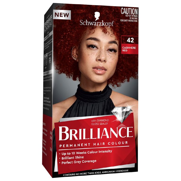 Schwarzkopf Brilliance Hair Colour Cashmere Red 42, , hi-res
