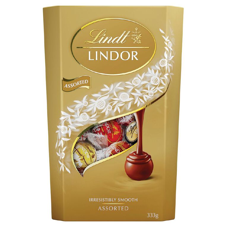 Lindt Lindor Cornet Assorted 333g, , hi-res