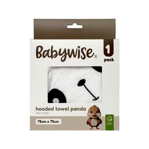 Babywise Hooded Bath Towel Panda