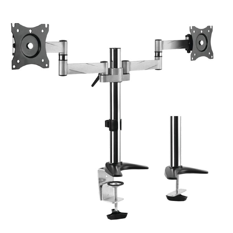 Bracom Aluminium LCD VESA Dual Desk Mount for LCD Screen Size 13-27, , hi-res