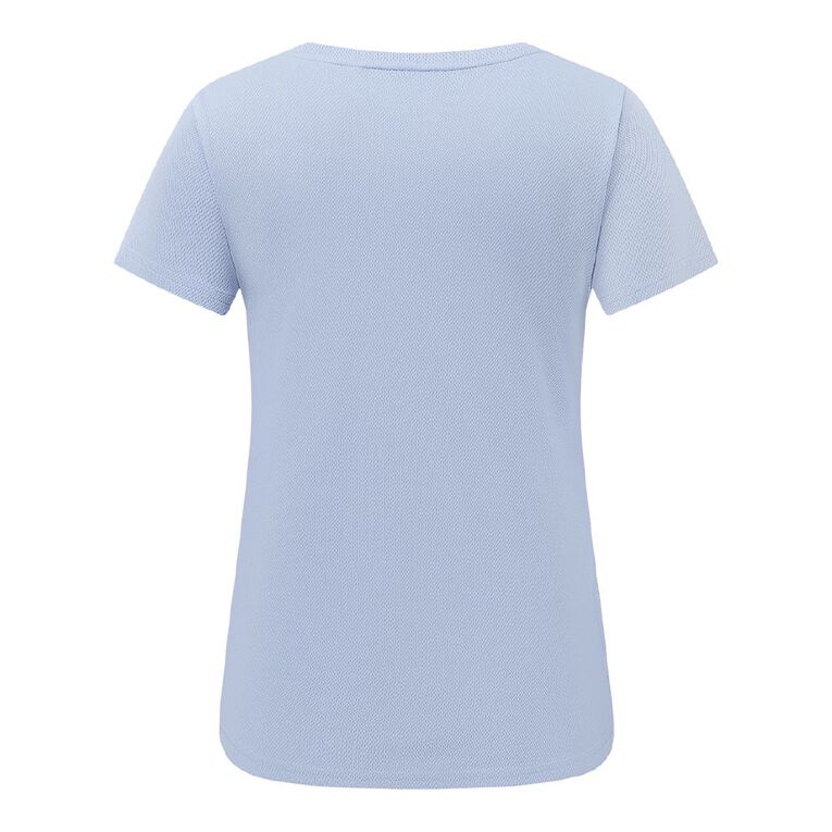 Active Intent Women's Cooldry Tee, Blue Light, hi-res