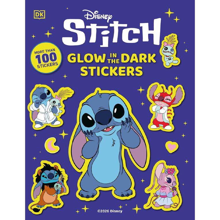 Disney: Stitch Glow In The Dark Ultimate Sticker Book, , hi-res