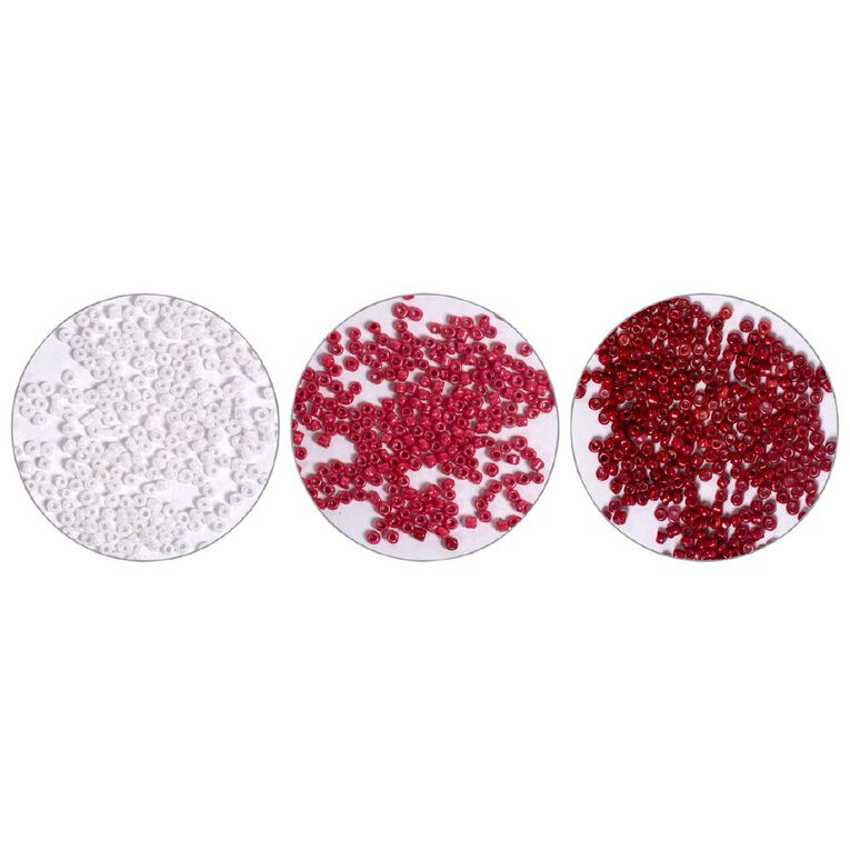 Uniti Seed Beads 30gm Red, , hi-res