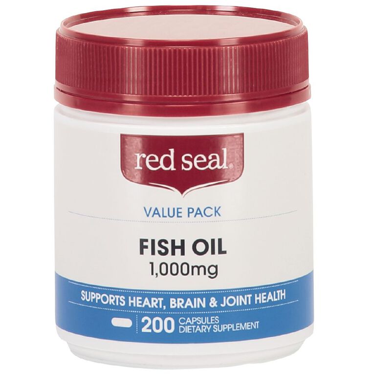 Red Seal Fish Oil 1000mg 200s, , hi-res