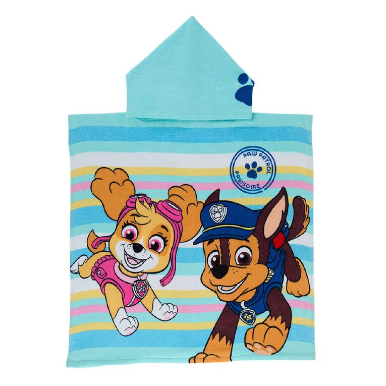 Paw Patrol Hooded Beach Towel 60cm x 120cm, , hi-res