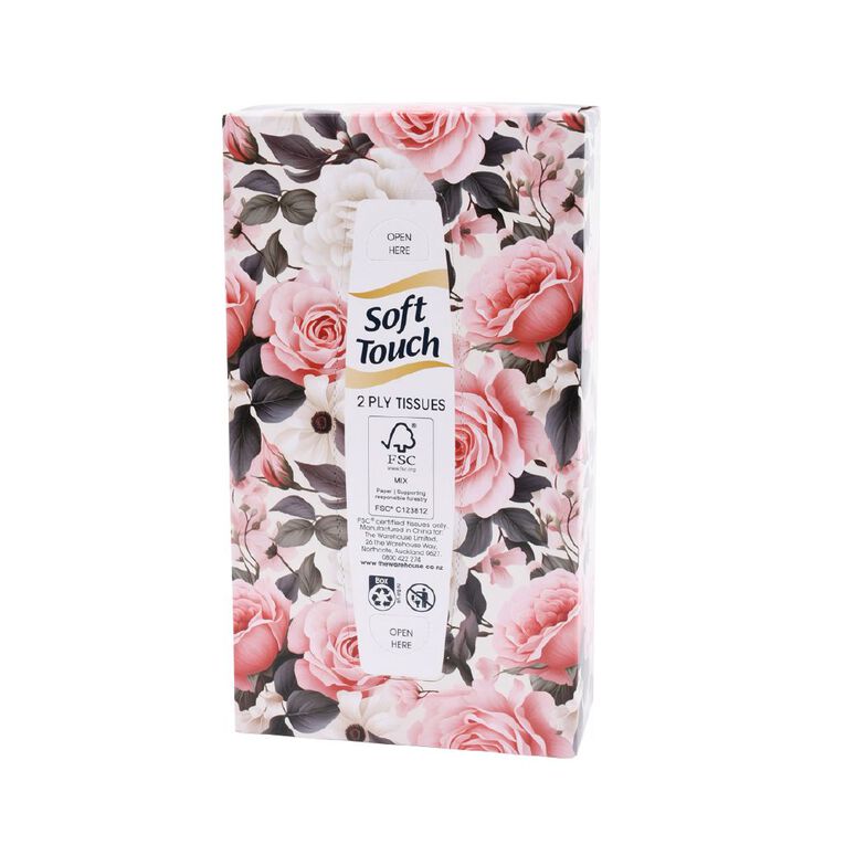 Soft Touch Facial Tissues 2-Ply 120 Pack, , hi-res