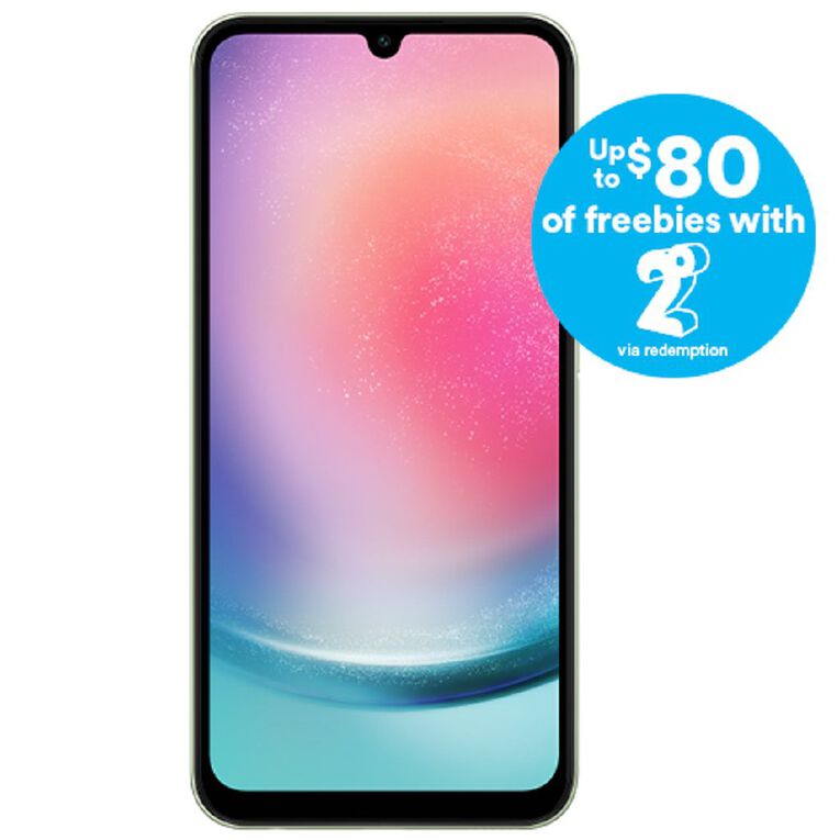 Samsung 2degrees Galaxy A24 4G Bundle Lime, , hi-res