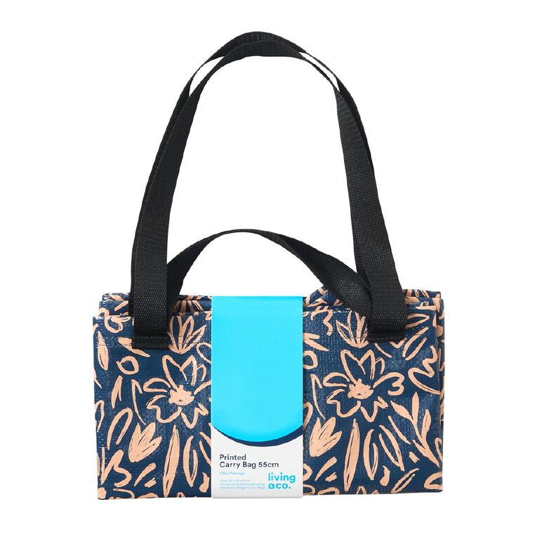 Living & Co Printed Carry Bag 55cm, , hi-res