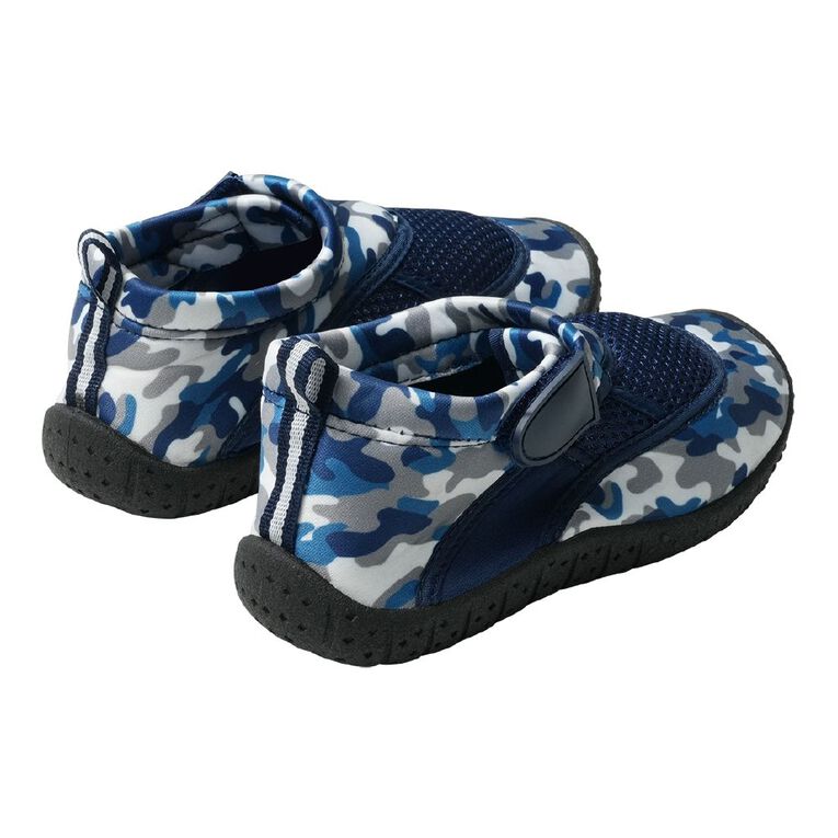 Young Original Senior Kids' Chris Printed Aqua socks, Navy, hi-res