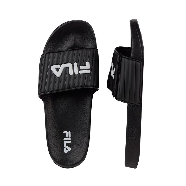 Fila Men's Cala Slides, Black, hi-res