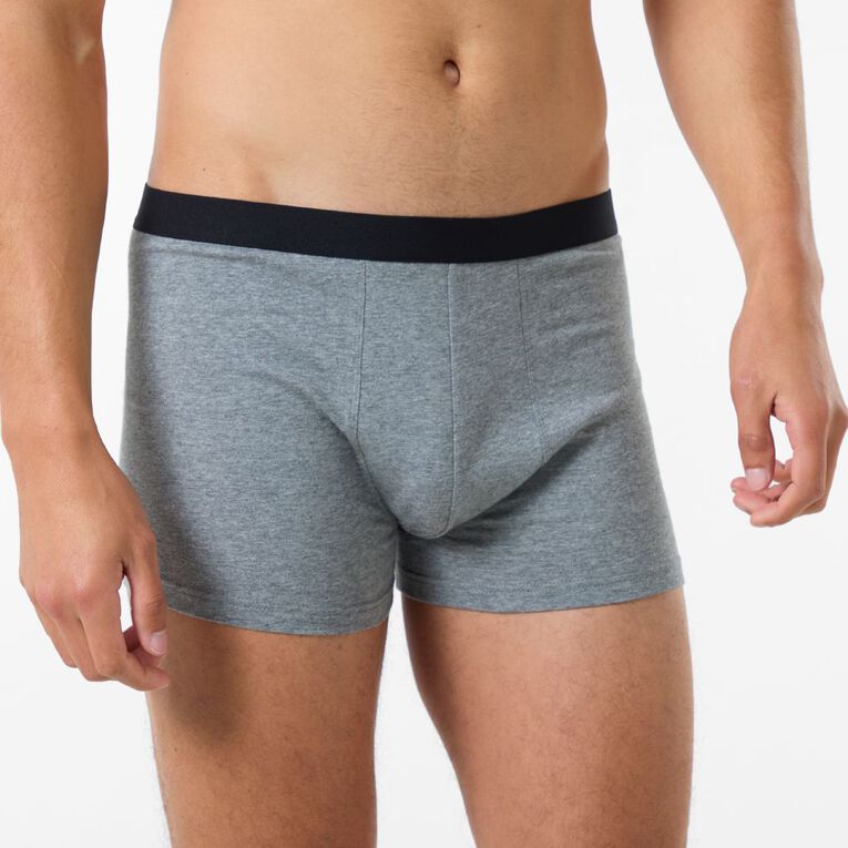 H&H Men's Trunks 3 Pack, Grey Dark, hi-res