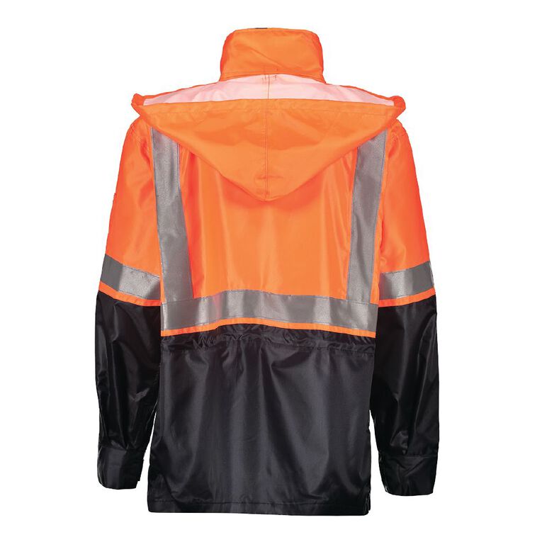 Rivet High Visibility Day & Night Compliant Jacket, Orange, hi-res