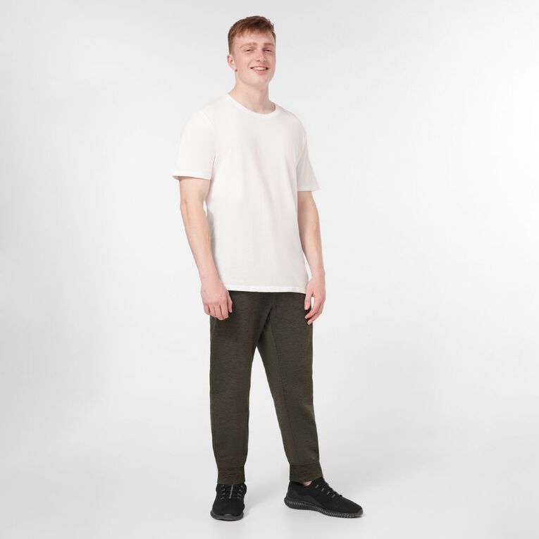 Garage Men's Space Dye Trackpants, Khaki Black, hi-res
