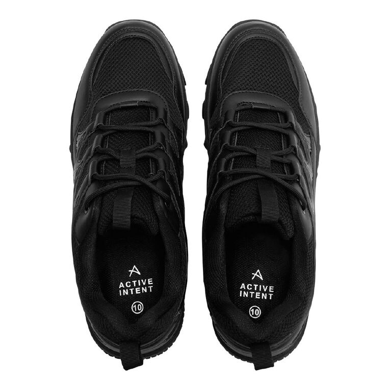 Active Intent Men's David Trainers, Black, hi-res