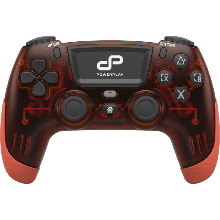 PowerPlay PS4 Wireless Controller Translucent Red, , hi-res