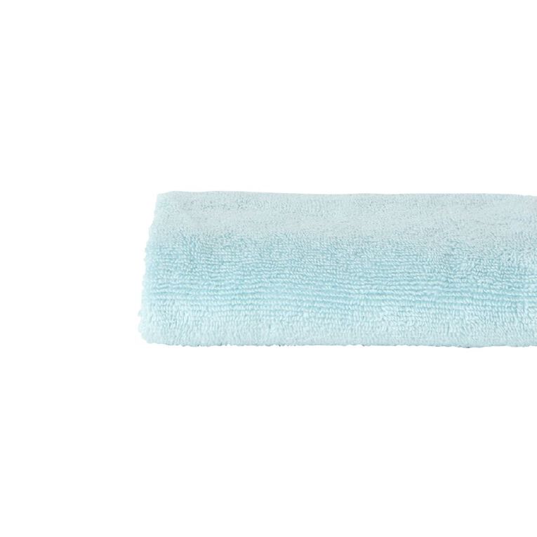 Living & Co Plush Plain Hand Towel Blue Light, , hi-res