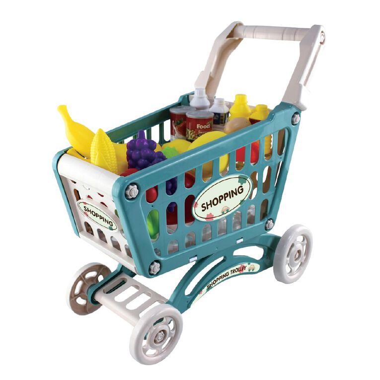 Play Studio Shopping Trolley 22 Piece Play Set, , hi-res