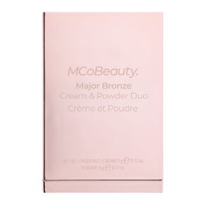 mcobeauty major bronze & contour duo - natural 1 each