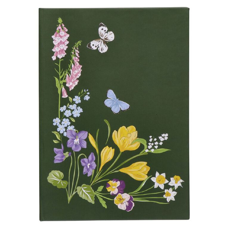 Uniti Stationery County Calling A5 Floral Notebook, , hi-res